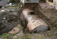 Nedgravd oljetank, foto:Oslo kommune
