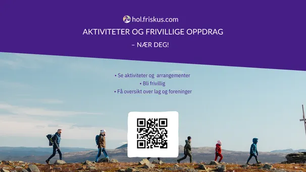 Oppdag aktivitetskalenderen i Friskus Hol!